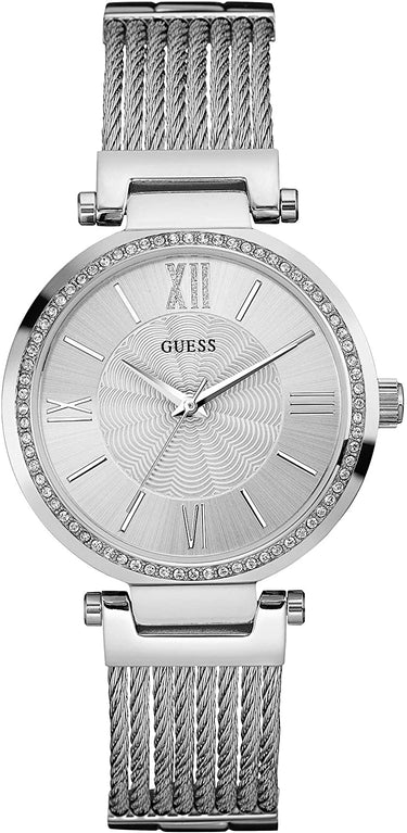 Guess Damen Armbanduhr Soho silber W0638L1
